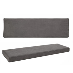 Copricuscino panca Legno grigio scuro