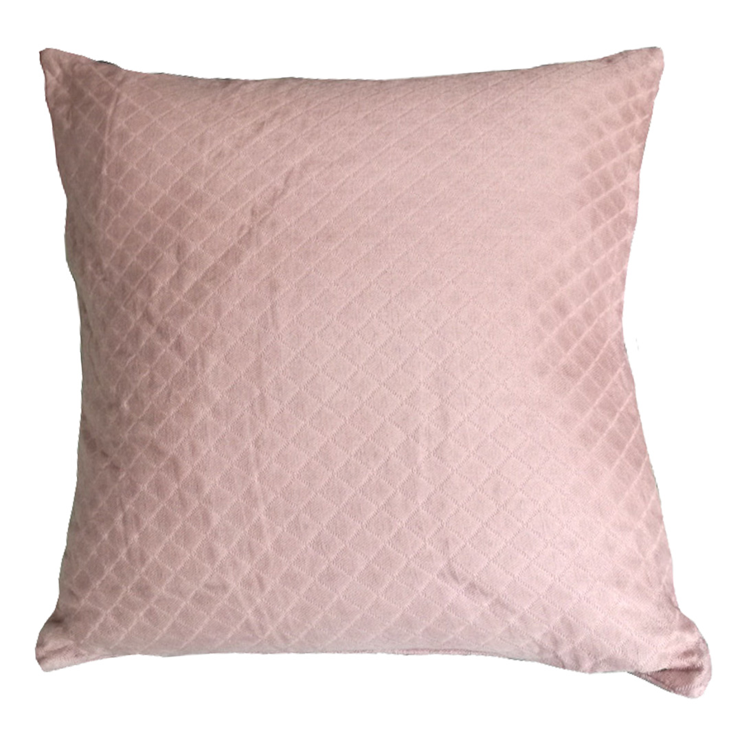 Cuscino 40x40 rosa antico Lavorato