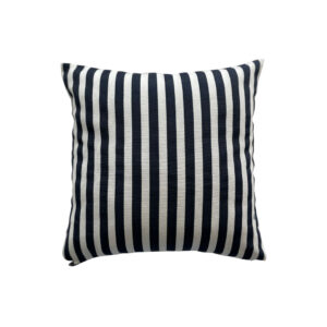 Cuscino 40x40 Rigato bianco e blu