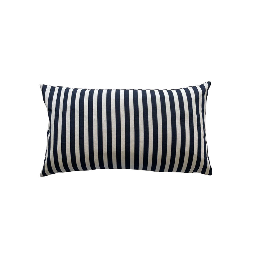 Cuscino 60x30 Rigato bianco e blu