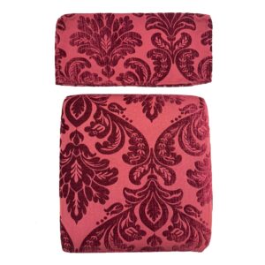 Copricuscino sgabello Joy velluto rosso