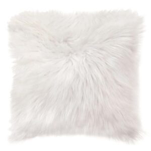 Cuscino 45x45 Pelliccia bianco