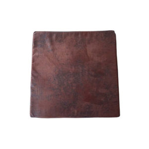 Cuscino pouf/panca Iron cuoio scuro