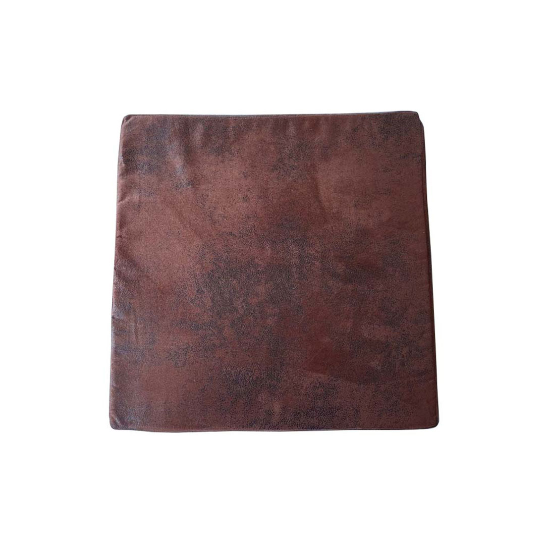 Cuscino pouf/panca Iron cuoio scuro