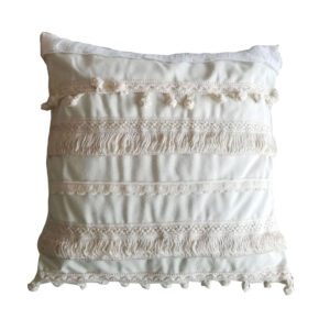 Cuscino 40x40 Frangia