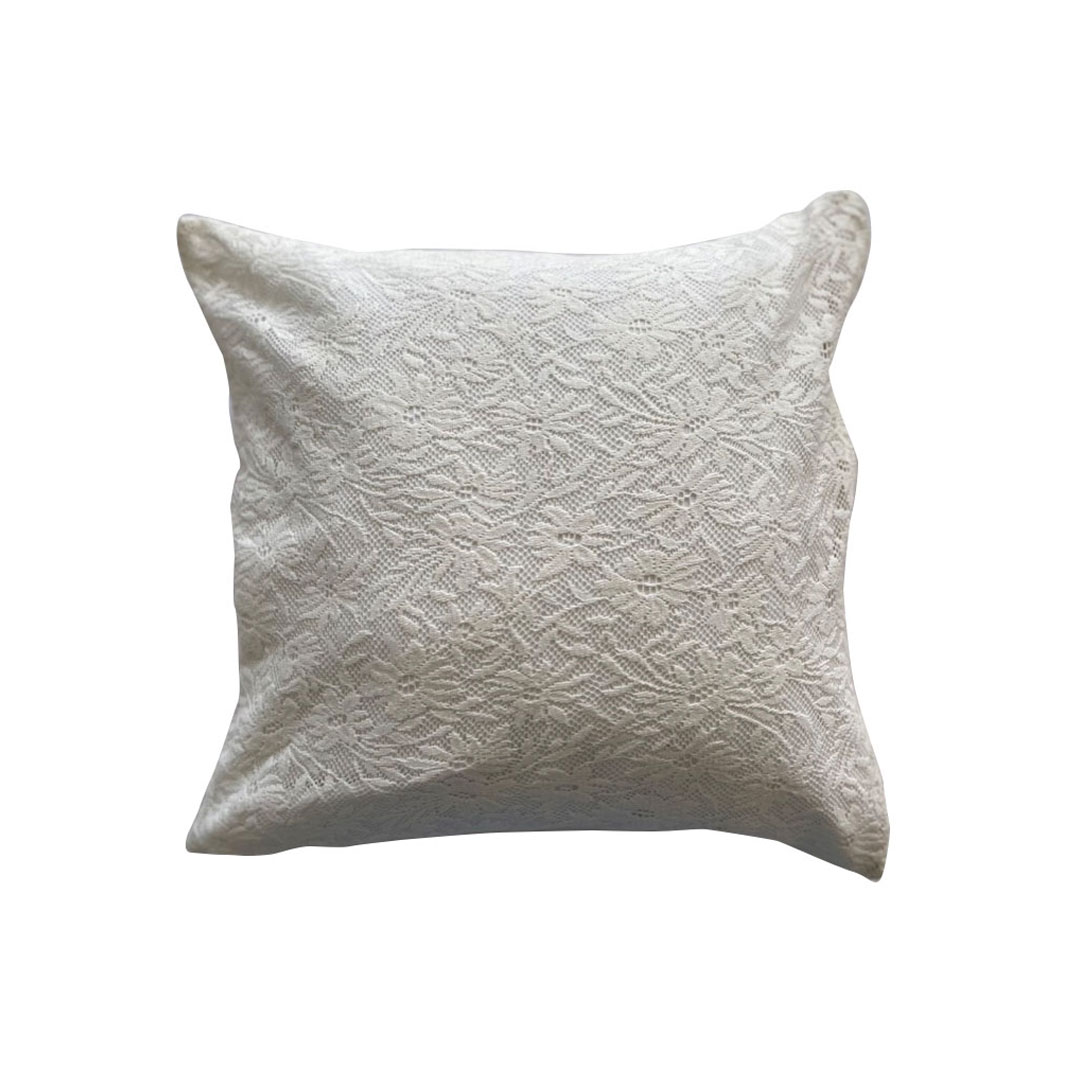 Cuscino 40x40 Pizzo bianco