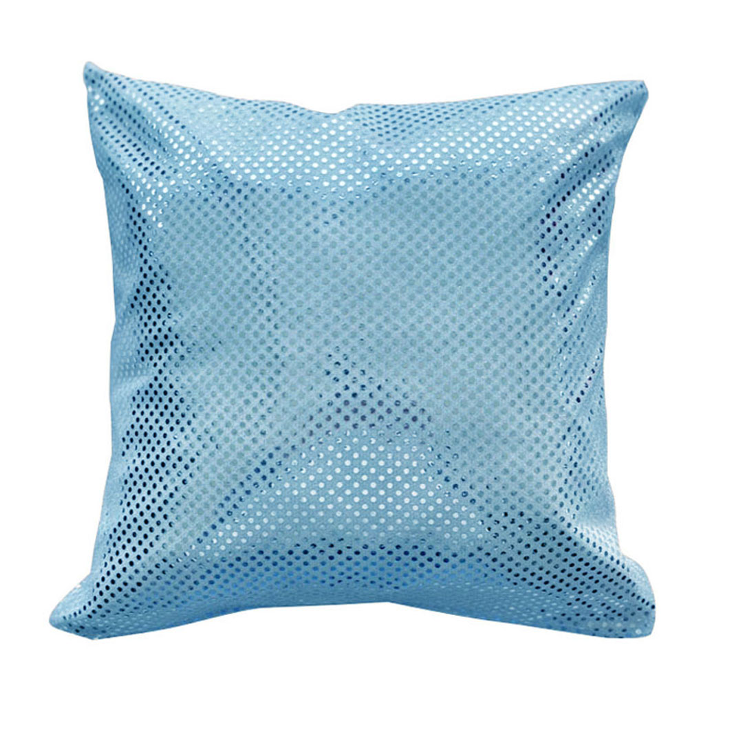Cuscino 40x40 Paillettes azzurro