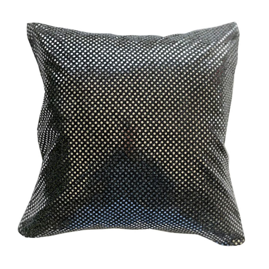 Cuscino 40x40 Paillettes nero