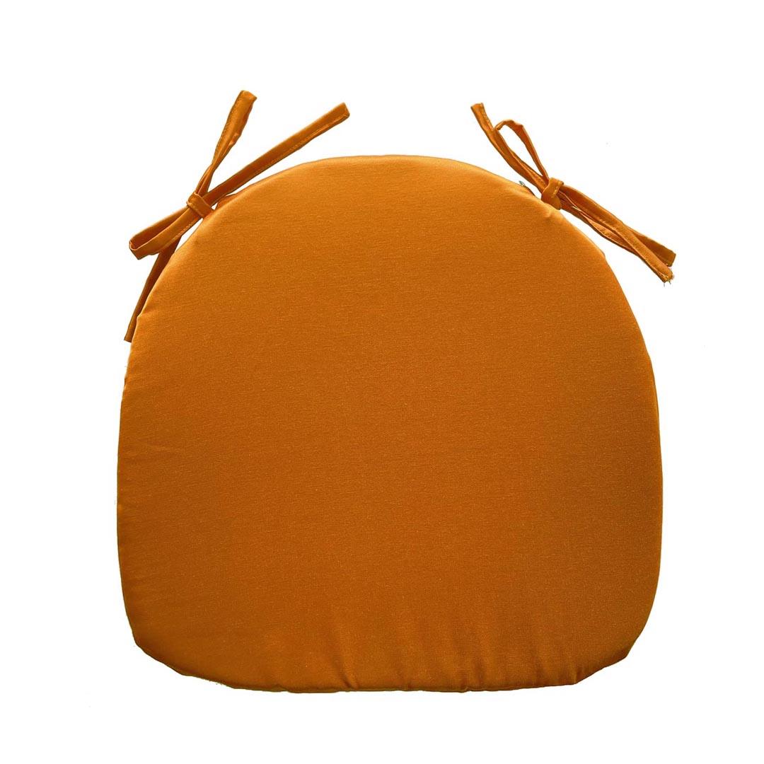 Cuscino sedia cross raso arancione