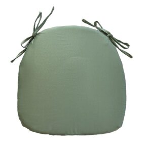 Cuscino sedia cross raso verde salvia
