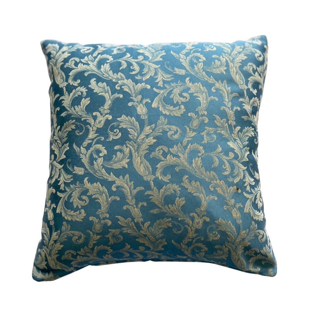 Cuscino Damascato 40x40 turchese