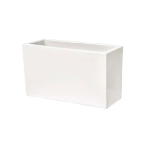 Vaso Grafite Rettangolo 60 bianco