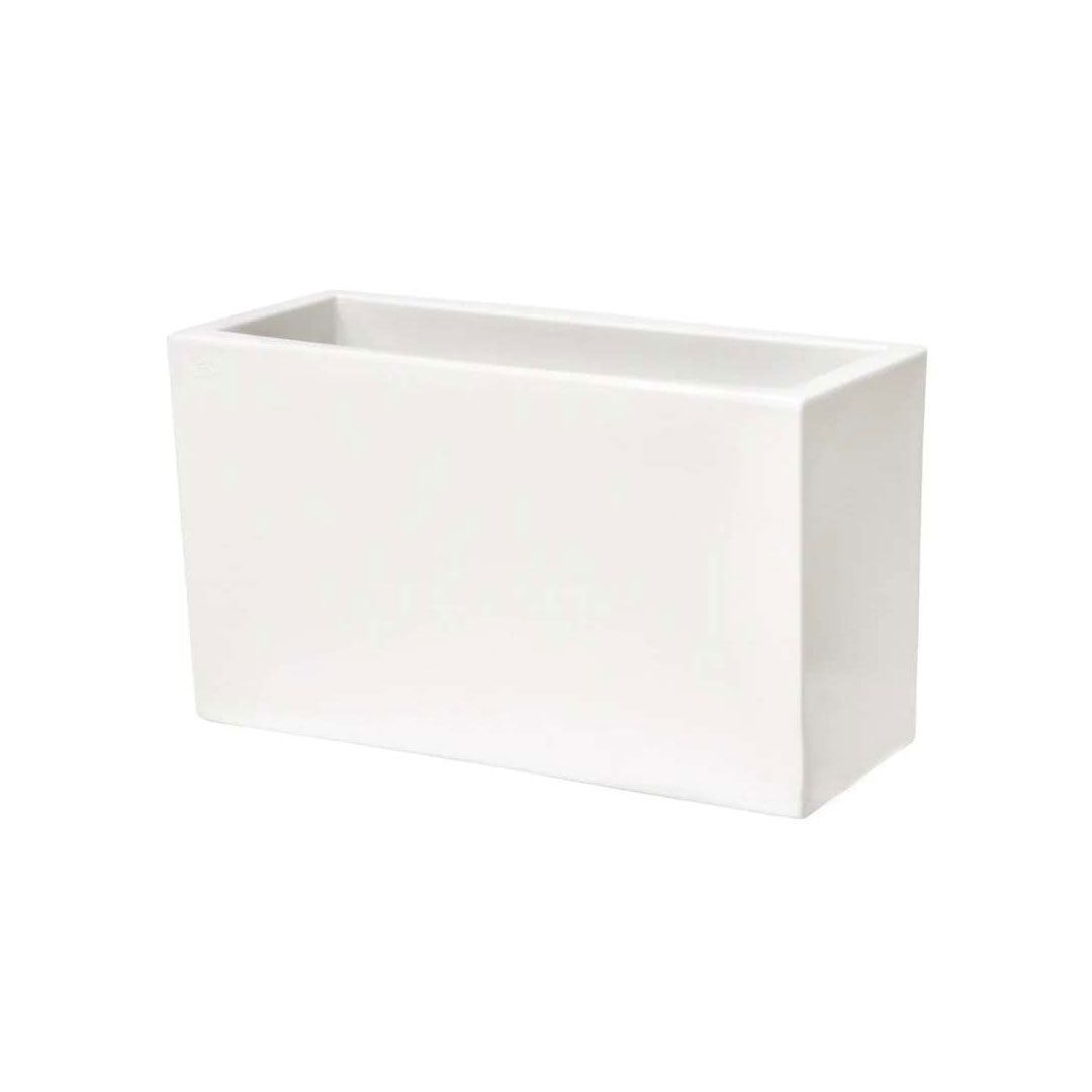Vaso Grafite Rettangolo 60 bianco